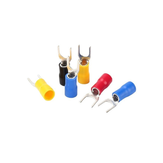 SV wire lugs, wire tips, U-type, Y-type, fork-type quick-connect terminals, cold-pressed pre-insulated terminals