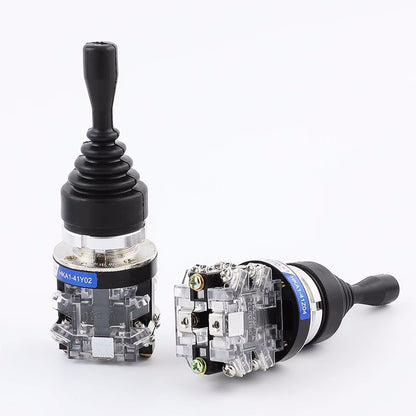 Red-opening cross switch, rocker switch, four-way joystick, self-resetting micro switch, crank handle, cross master switch