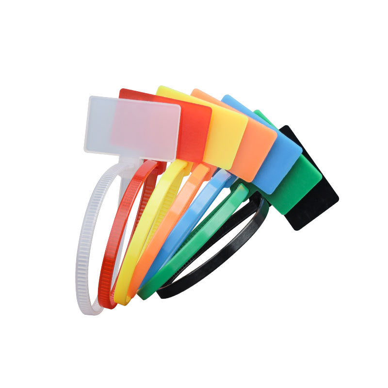Cable ties, 3*100mm, 1000 pieces, white, wire label cable ties, plastic buckle cable ties, lockable cable ties.