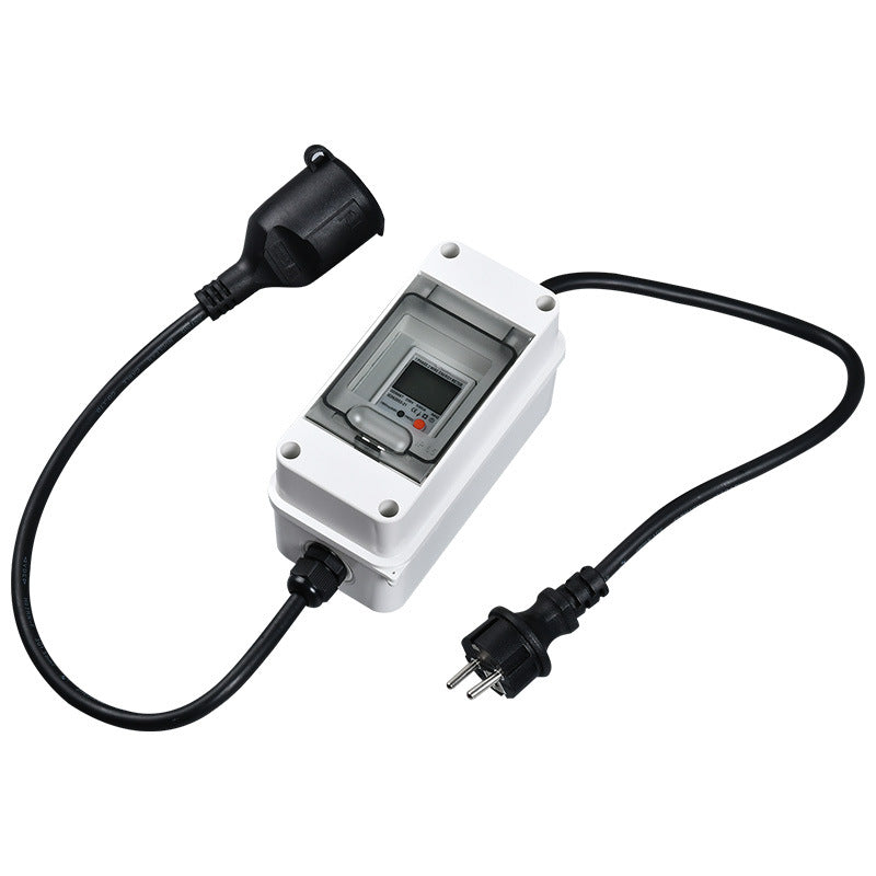 EU 220V-250V charging station power meter for new energy vehicles, electric vehicles, and electric motorcycles - cross-border charging counter
