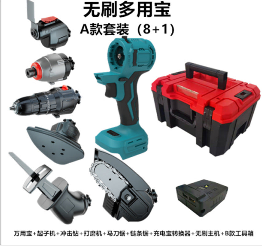 New cross-border rechargeable lithium battery multi-purpose power tool set.