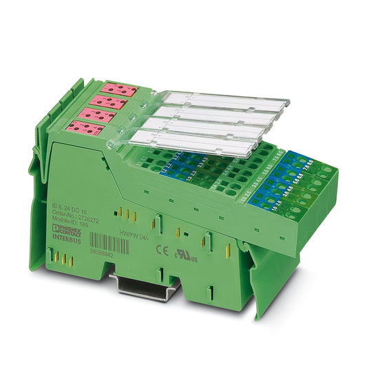 PHOENIX CONTACT/Phoenix IB digital module Inline, digital output module, digital output: 16,24 V DC, 500 mA, connection system: 3-wire, local bus transmission rate: 500 kBit/s, protection class: IP20, incl. Inline connector and marking strip