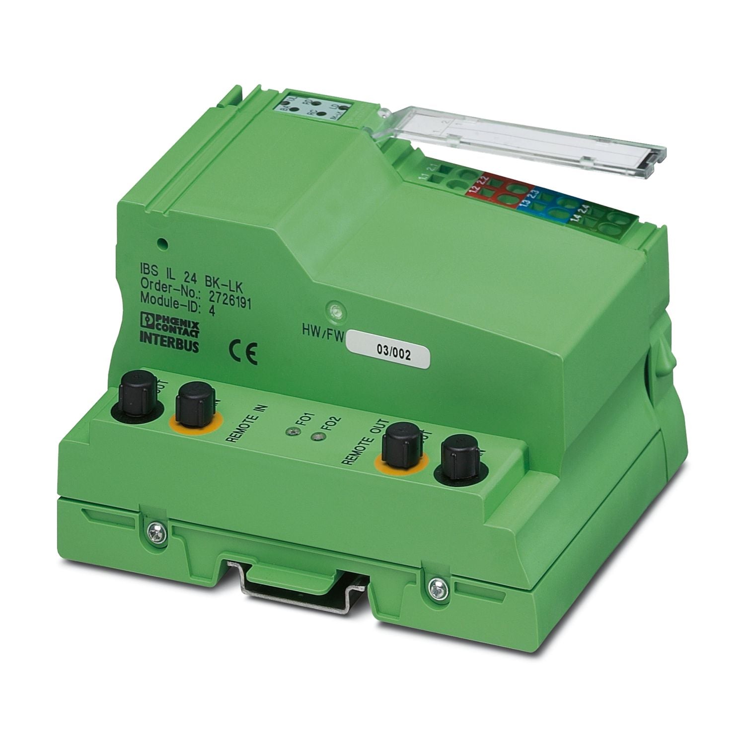 PHOENIX CONTACT/Phoenix IBS coupling module Inline, bus coupler, INTERBUS, F-SMA connector, local bus transmission rate: 500 kBit/s, protection level: IP20, including Inline connector and identification area - DDY GROUP CO.,LTD.