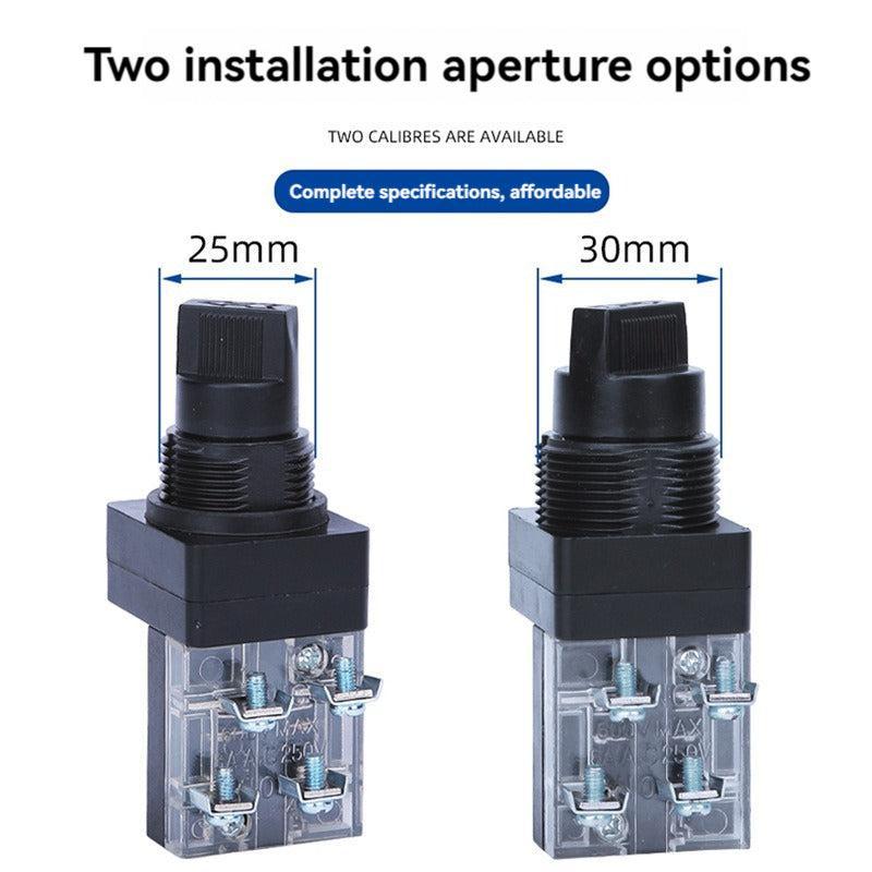 Push Button Switch Selector Button Tss-25 Tss-30 Second-Speed Knob Third-Speed Knob