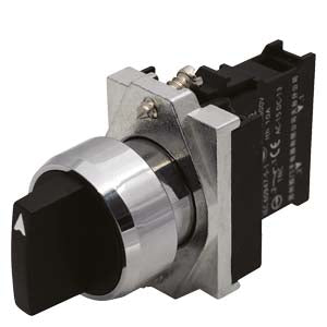 SIEMENS/Siemens 3SB6 three-position short-handle selector switch