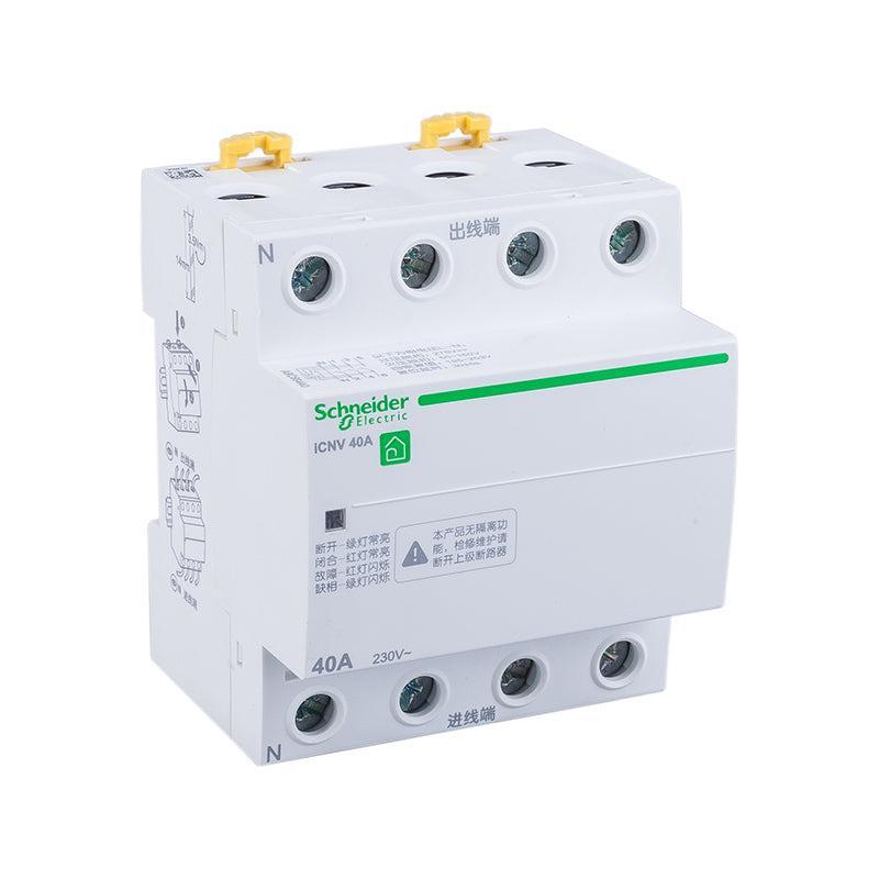 Schneider Electric A9 iCNV self-recovery over-voltage and under-voltage protector