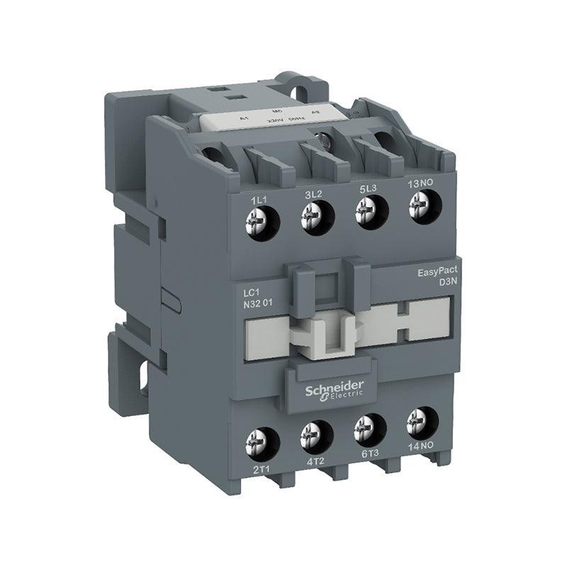 Schneider Electric LC1N AC contactor (AC coil) This material nameplate is upgraded, the product performance remains unchanged, and the new and old products are shipped alternately