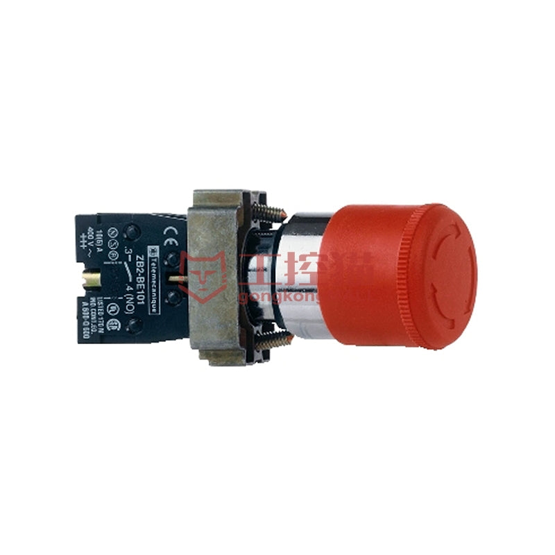 Schneider/Schneider Electric XB2BS turn reset emergency stop button