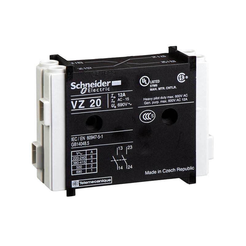 Schneider/Schneider Electric domestic VARIO load switch accessories additional modules/auxiliary contacts