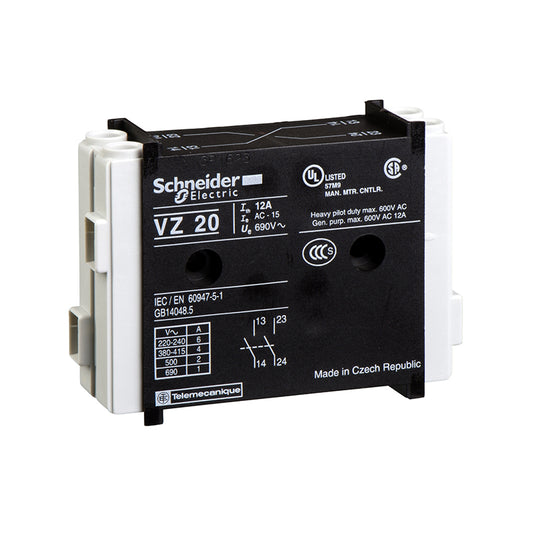 Schneider/Schneider Electric domestic VARIO load switch accessories additional modules/auxiliary contacts