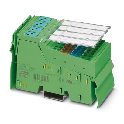 PHOENIX CONTACT/Phoenix IB digital module Inline, digital input module, digital inputs: 8, 24 V DC, connection system: 4 wires, local bus transmission rate: 500 kBit/s, protection class: IP20, incl. Inline connector and marking strip