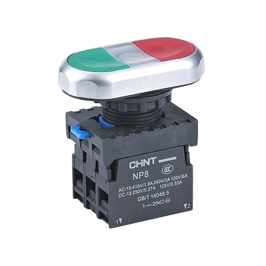 CHNT/Chint Electric NP8 double-headed button with light
