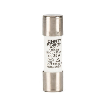 CHNT/Chint Electric RT28 cylindrical cap fuse 10 pcs/box, 2400 pcs/box